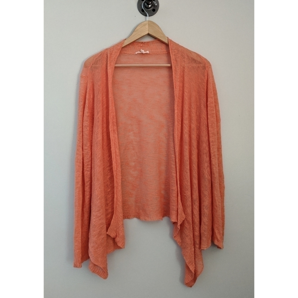 Eileen Fisher 100% Linen Open Cardigan